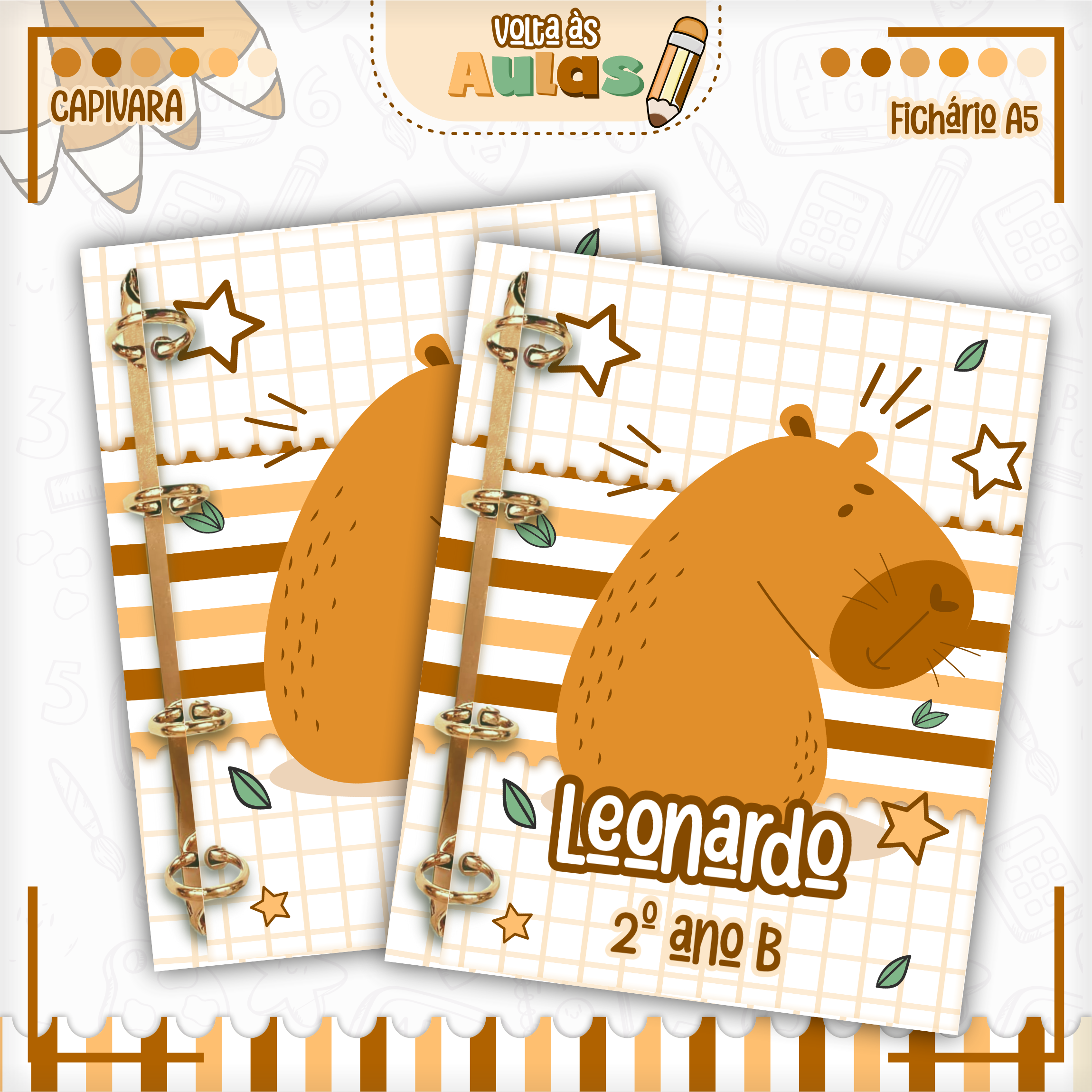 Pack Capivara - Volta às Aulas 2027 9
