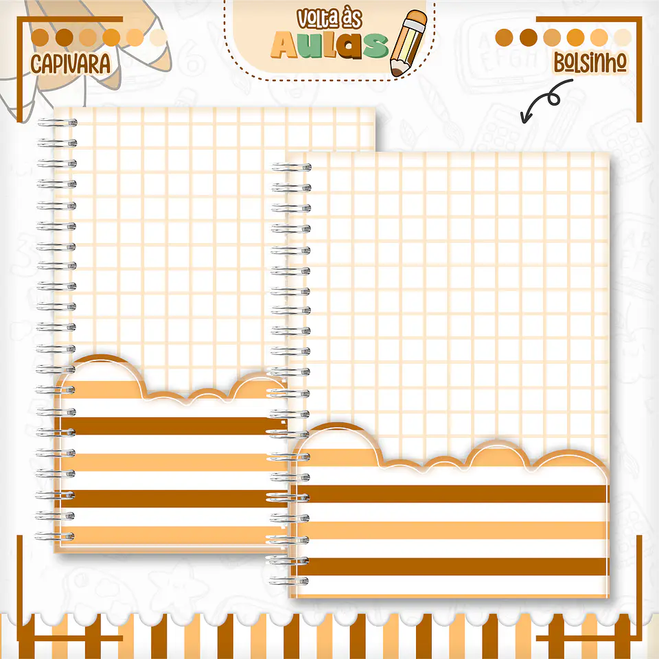 Pack Capivara - Volta às Aulas 2027 11