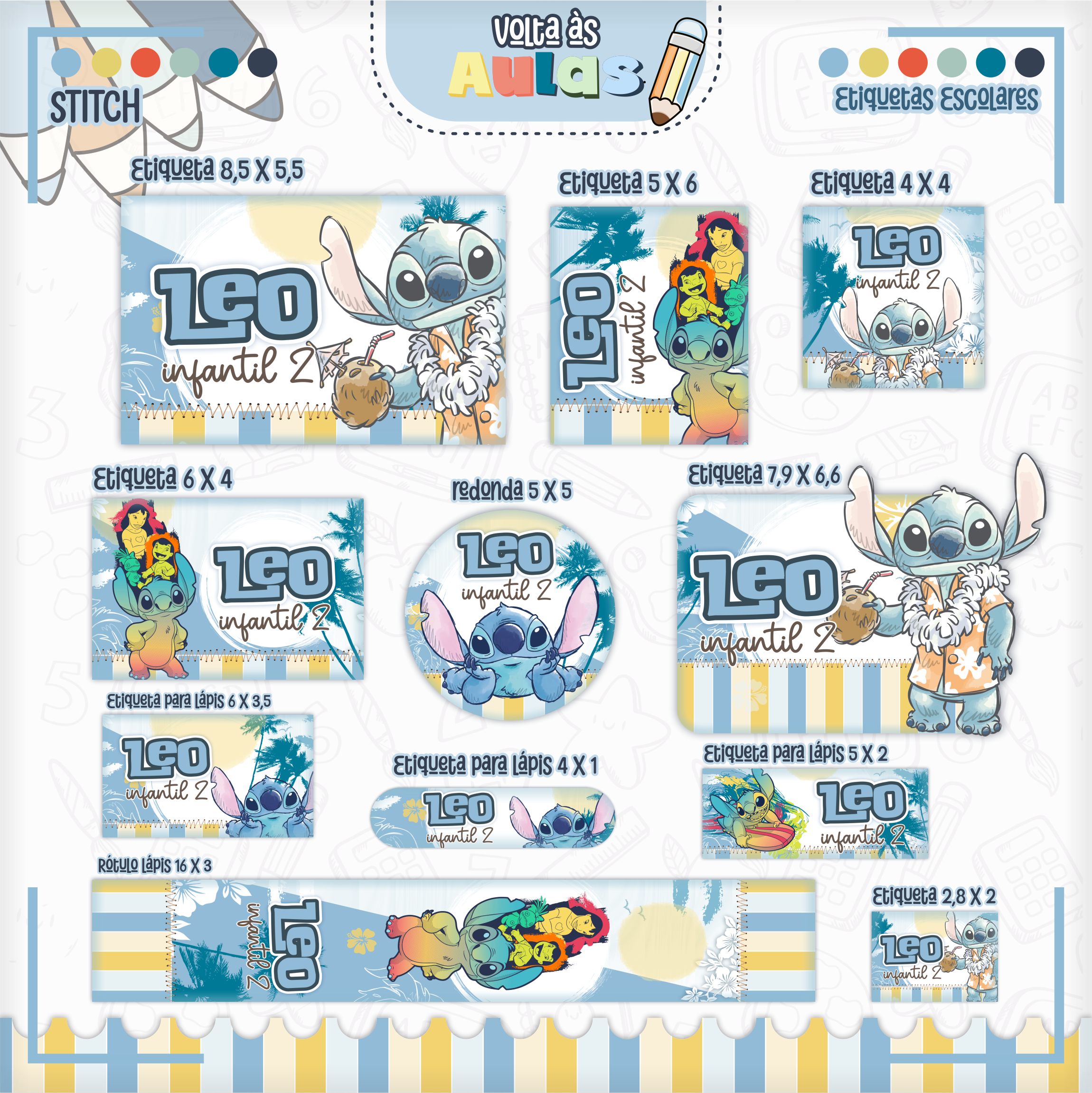 Pack Stitch - Volta às Aulas 2027 3