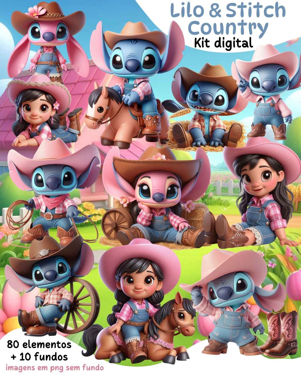 Lilo e Stitch Country - Kit Digital 1