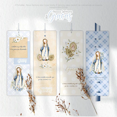 Marcadores de Páginas - Nossa Senhora das Graças