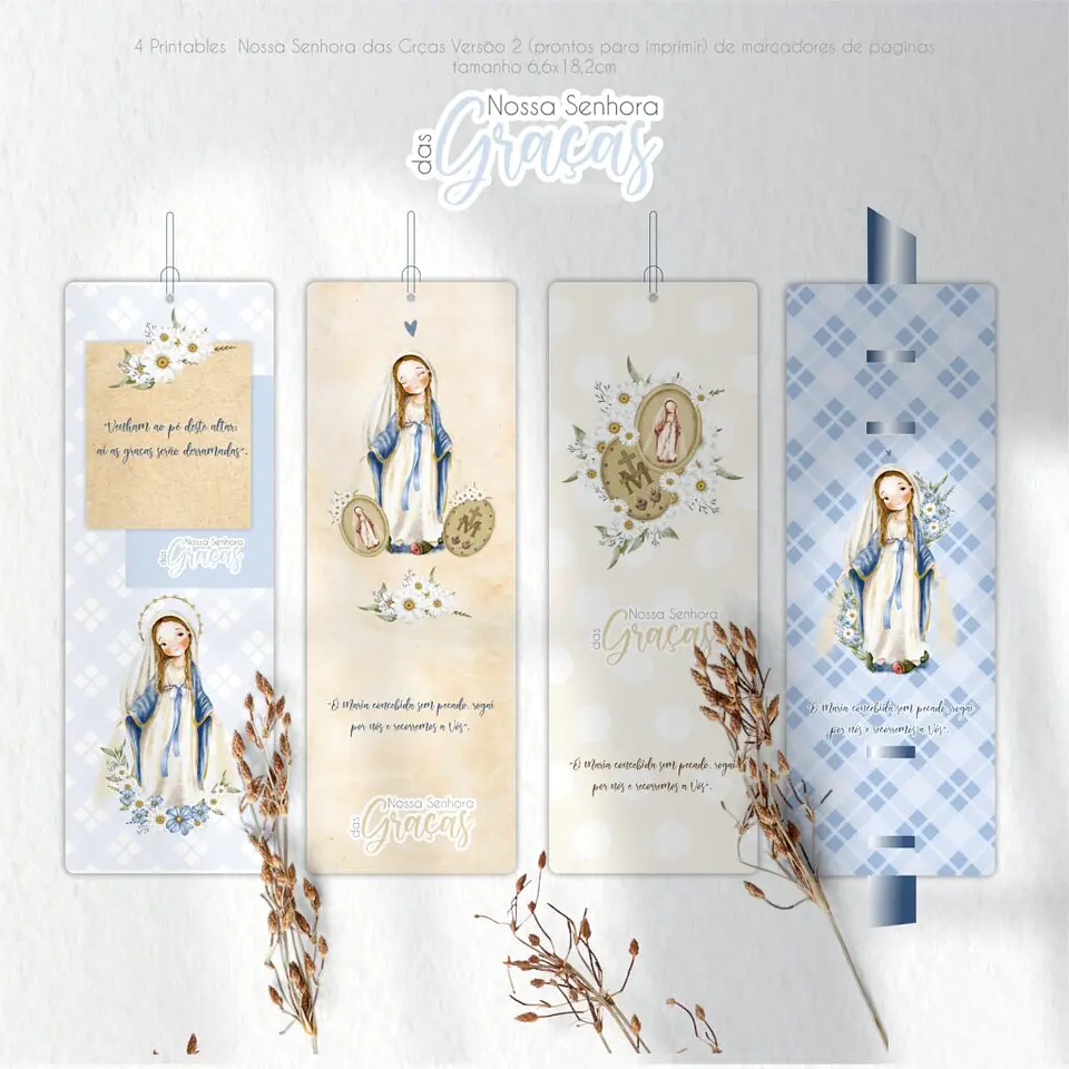 Marcadores de Páginas - Nossa Senhora das Graças 1