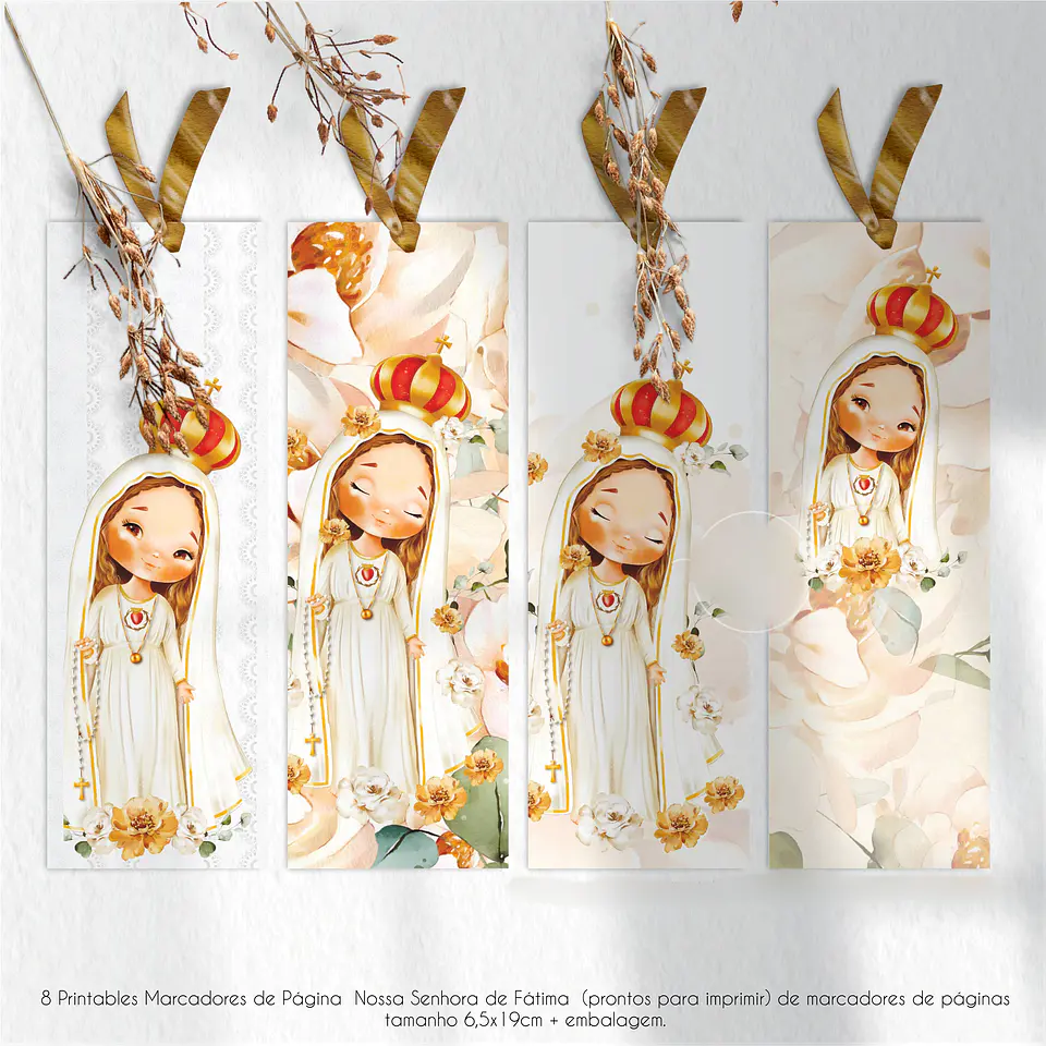 Marcadores de Páginas - Nossa Senhora de Fátima 1