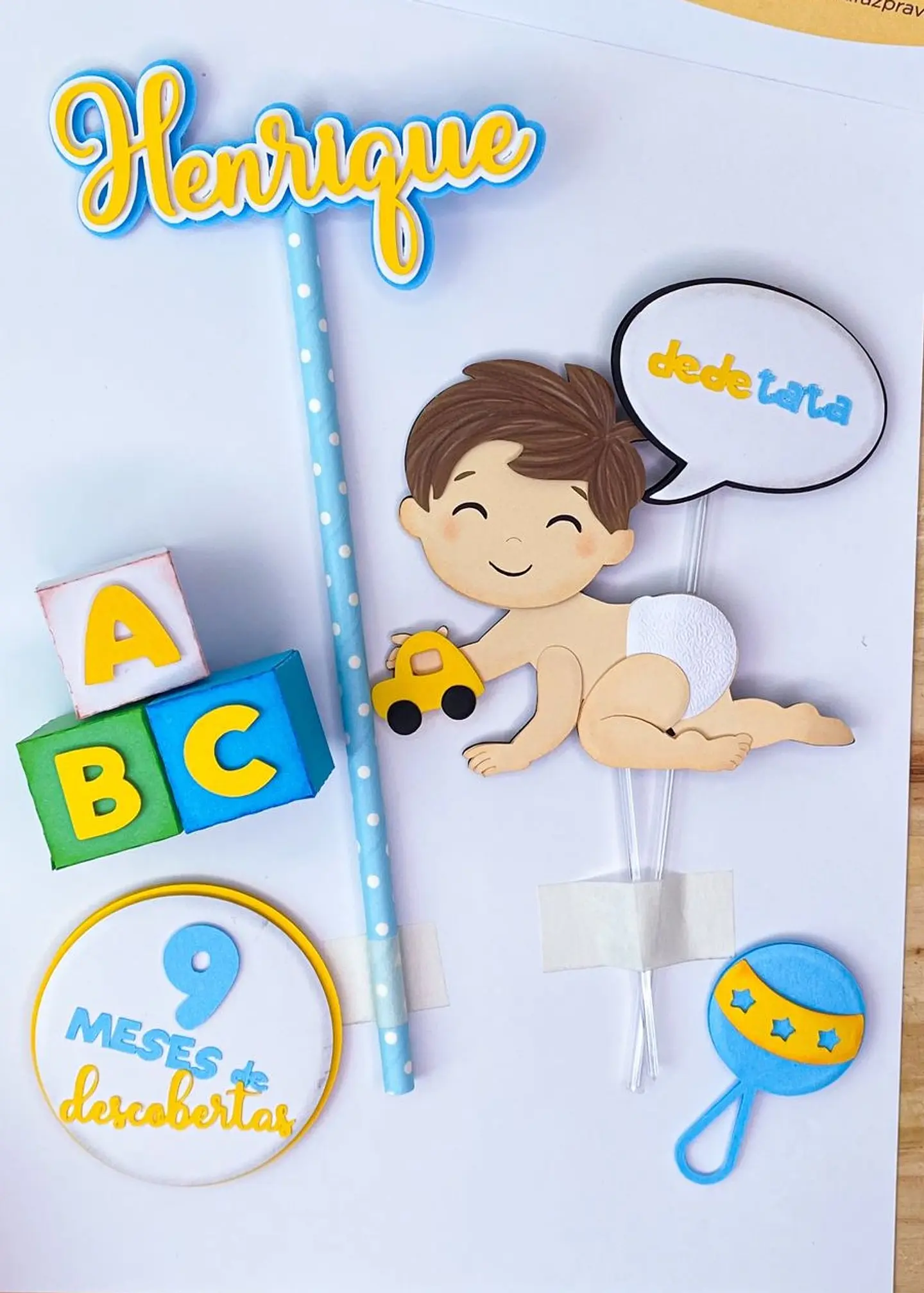 Baby - Topo de Bolo 1