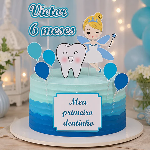 Fada do Dente - Topo de Bolo