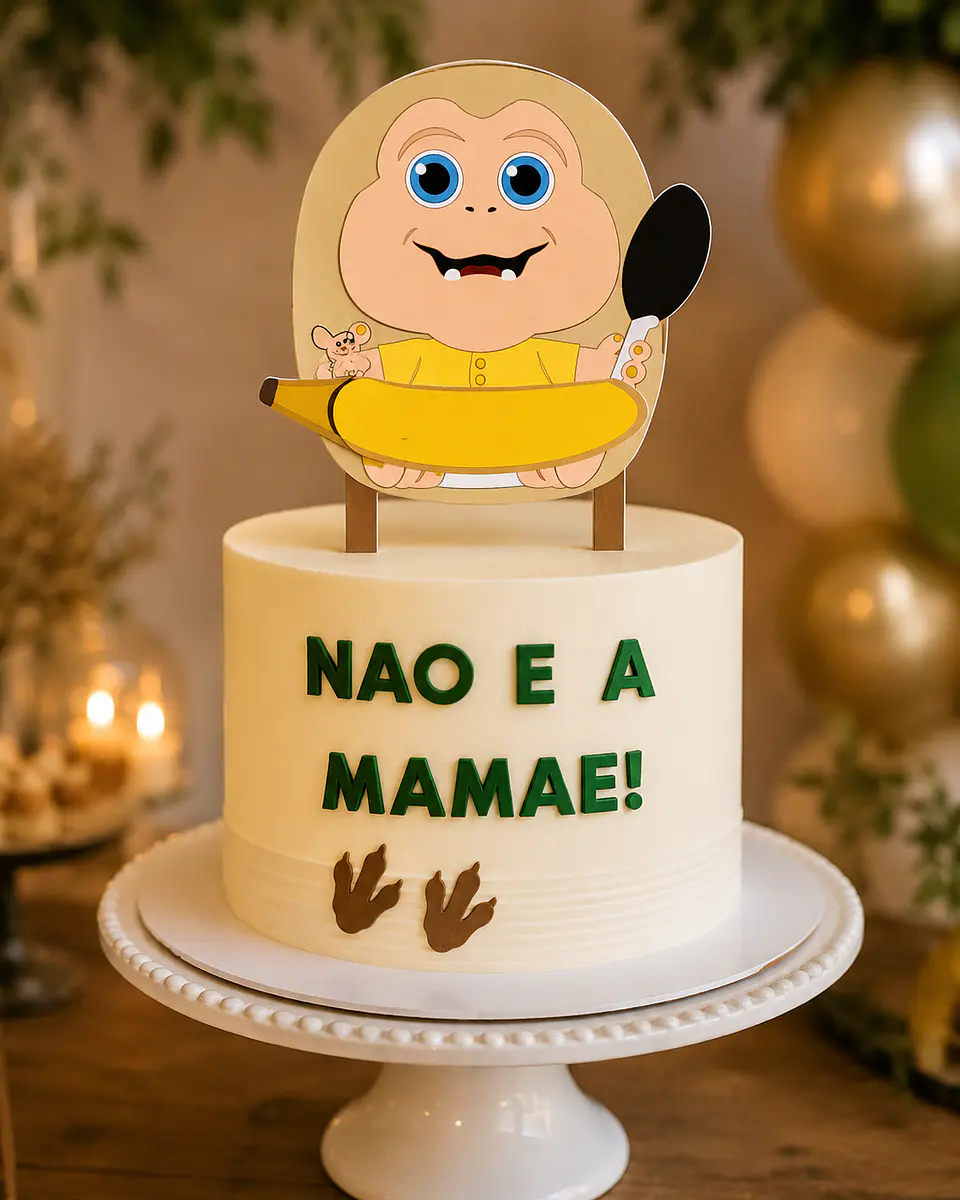Família Dinossauro - Topo de Bolo 1