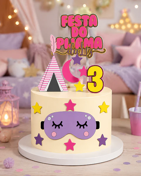 Festa do Pijama - Topo de Bolo