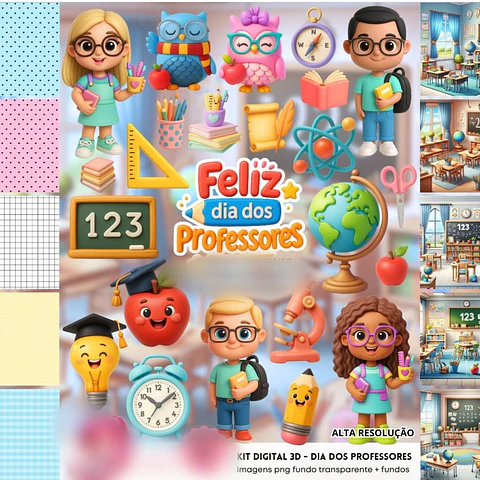 Dia dos Professores - Kit Digital