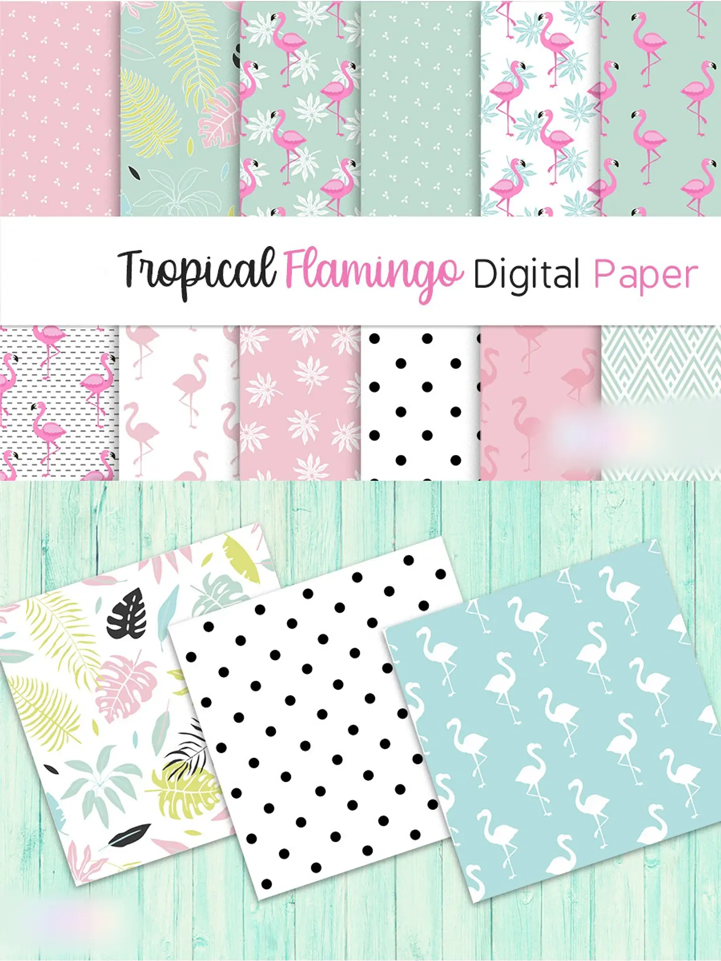 Flamingos - Kit Digital 1