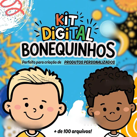 Bonequinhos - Kit Digital