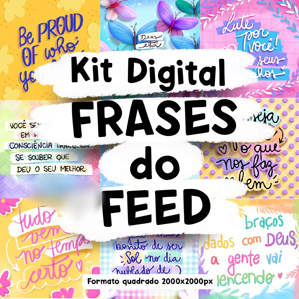 Frases do Feed - Kit Digital 1