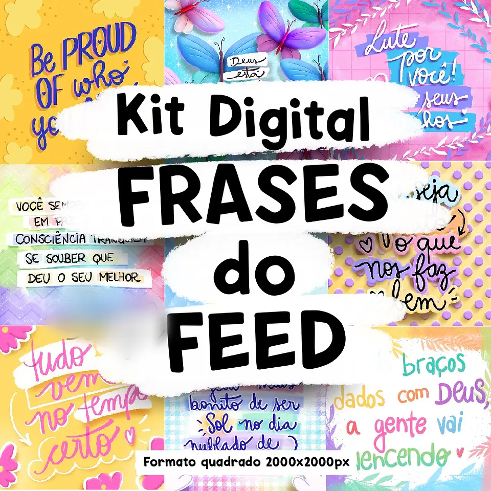 Frases do Feed - Kit Digital 1