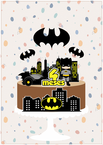 Topo de Bolo - Batman 1