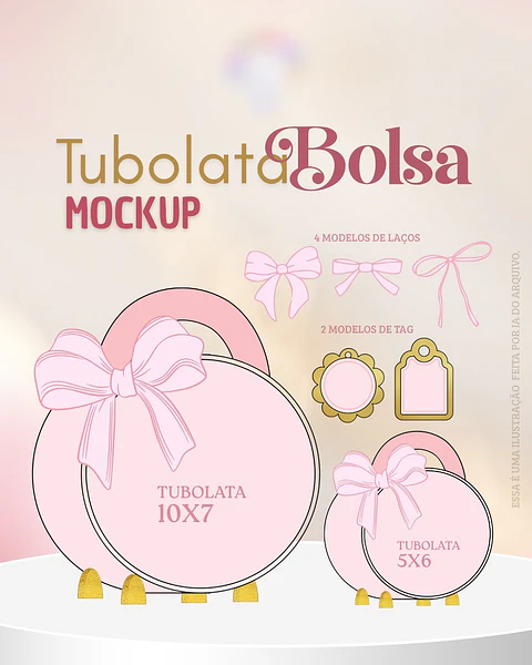 Mockup Tubolata Bolsa - Arquivo de Corte
