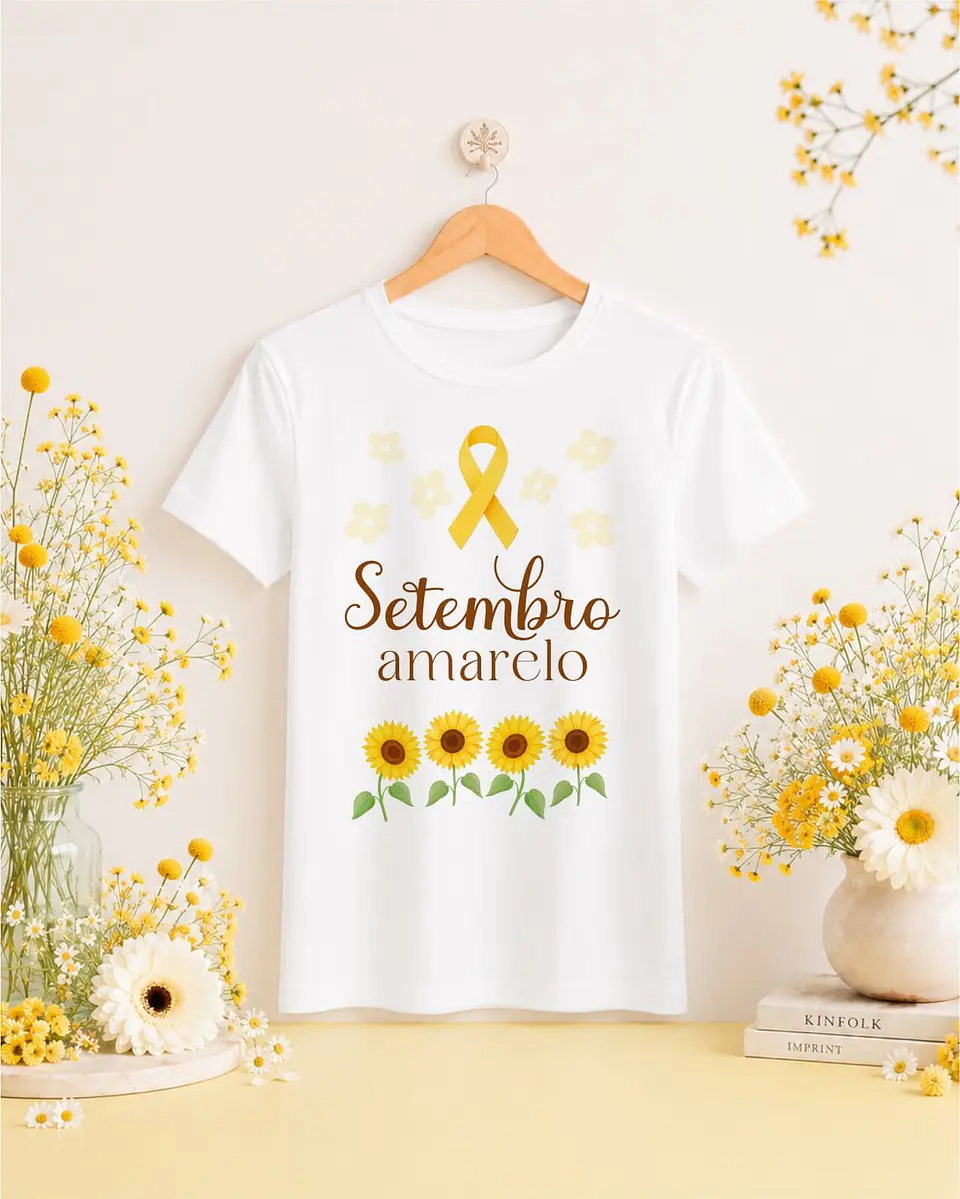 Kit Camisas Setembro Amarelo e Novembro Azul 3
