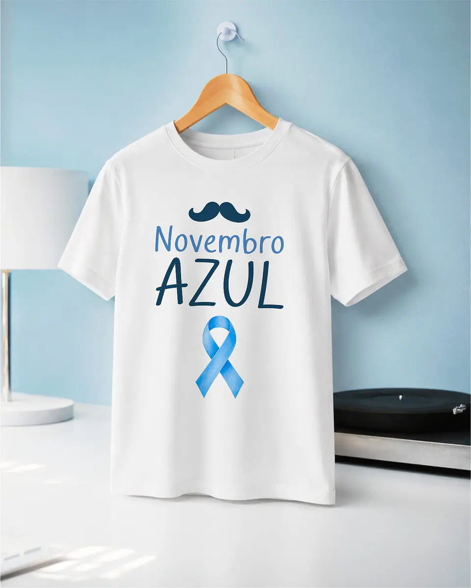 Kit Camisas Setembro Amarelo e Novembro Azul 6