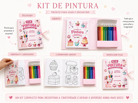 Kit de Pintura - Dia das Crianças