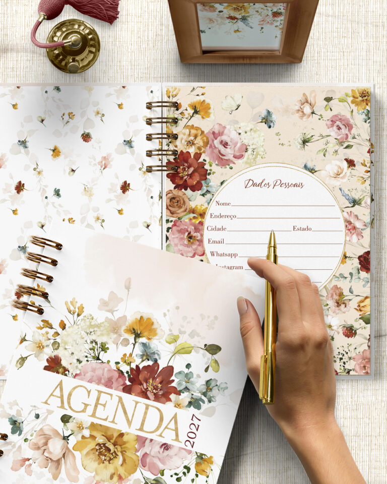 Combo Agendas Garden 2027 e Permanente 1 DPP e 2 DPP 2