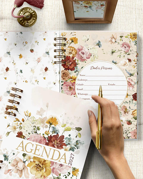 Combo Agendas Garden 2027 e Permanente 1 DPP e 2 DPP