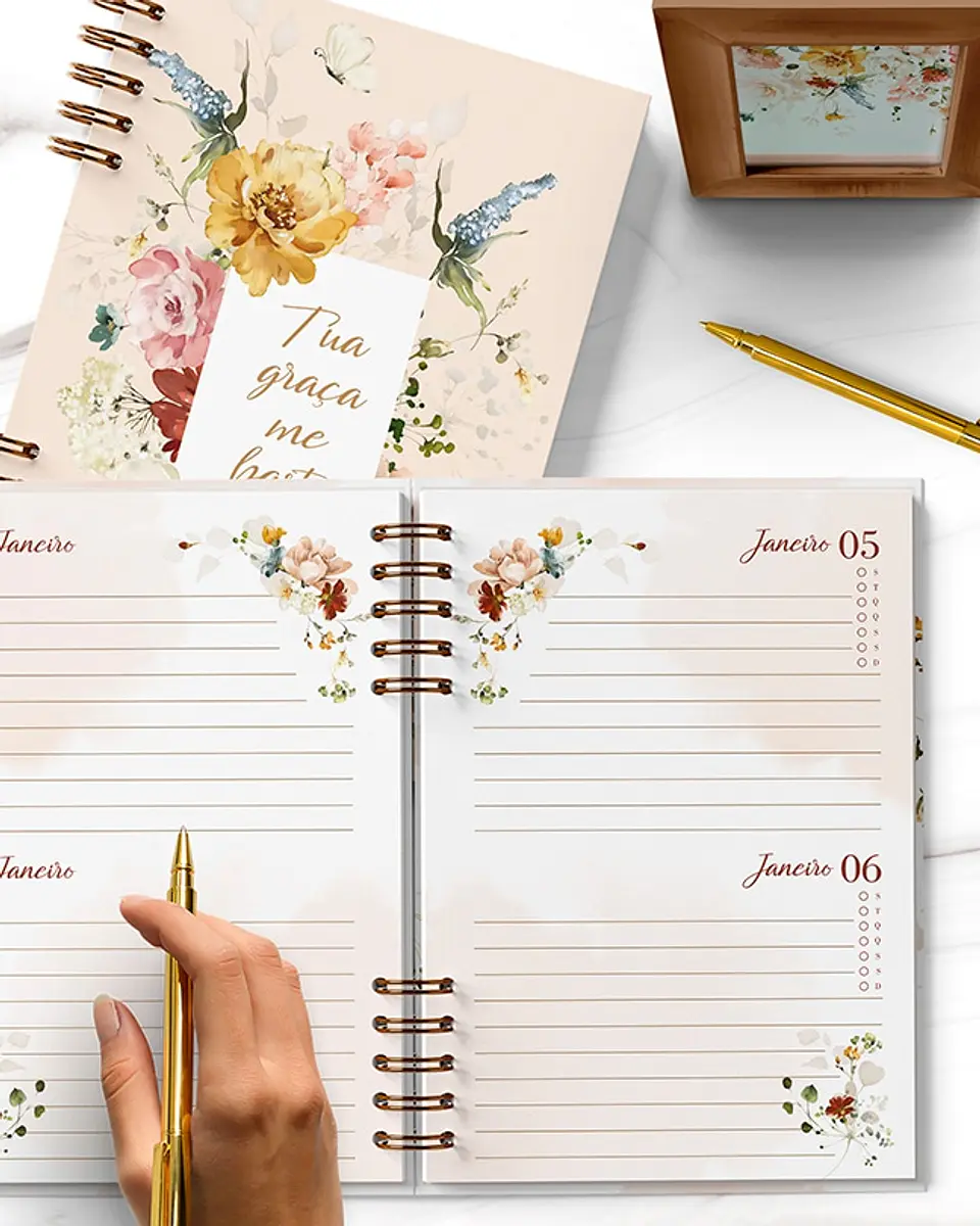 Combo Agendas Garden 2027 e Permanente 1 DPP e 2 DPP 3