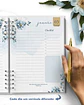Combo 8 Agendas 2027 e Permanente - Floral Azul - Thumbnail 2