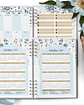 Combo 8 Agendas 2027 e Permanente - Floral Azul - Thumbnail 4