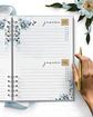 Combo 8 Agendas 2027 e Permanente - Floral Azul - Thumbnail 5