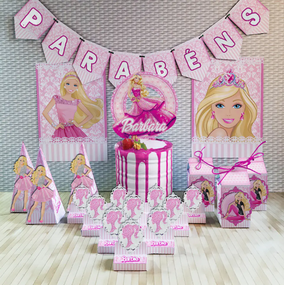 Barbie - Arquivo de Corte / Festa 1