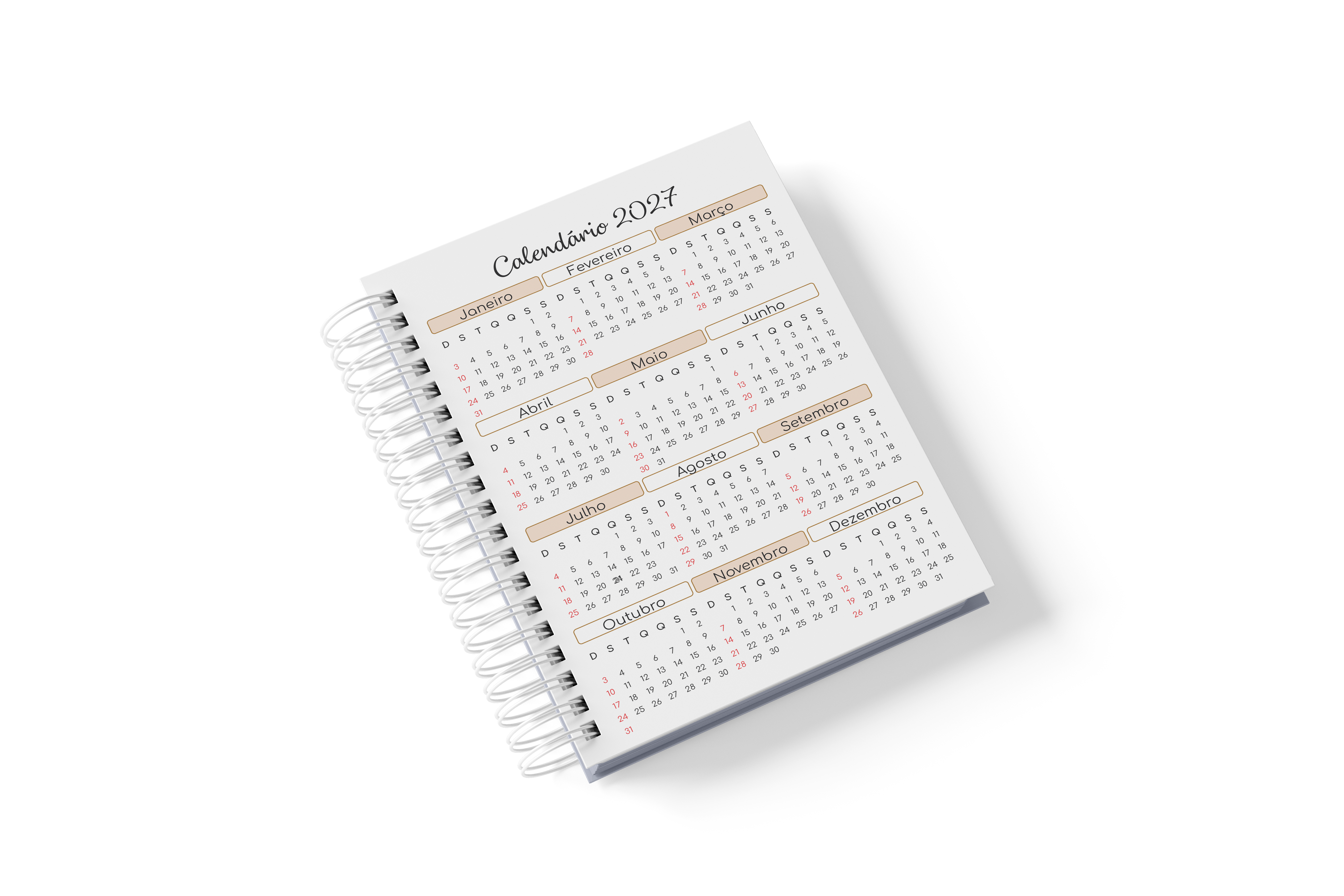 Agenda Datada 2027 Caramelo - 2DPP 4