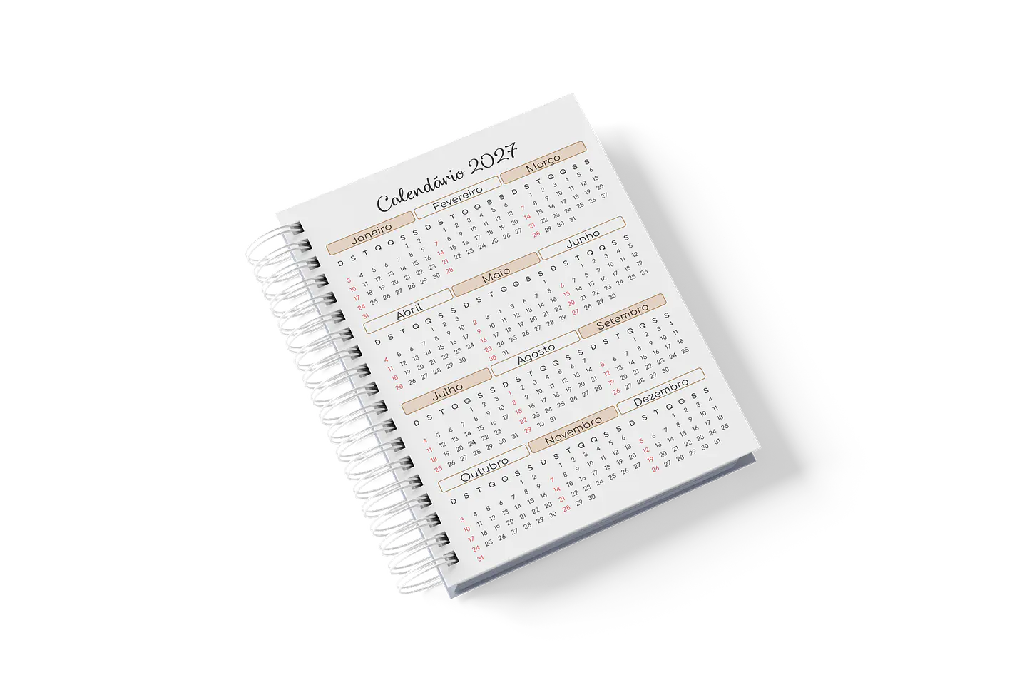 Agenda Datada 2027 Caramelo - 2DPP 4