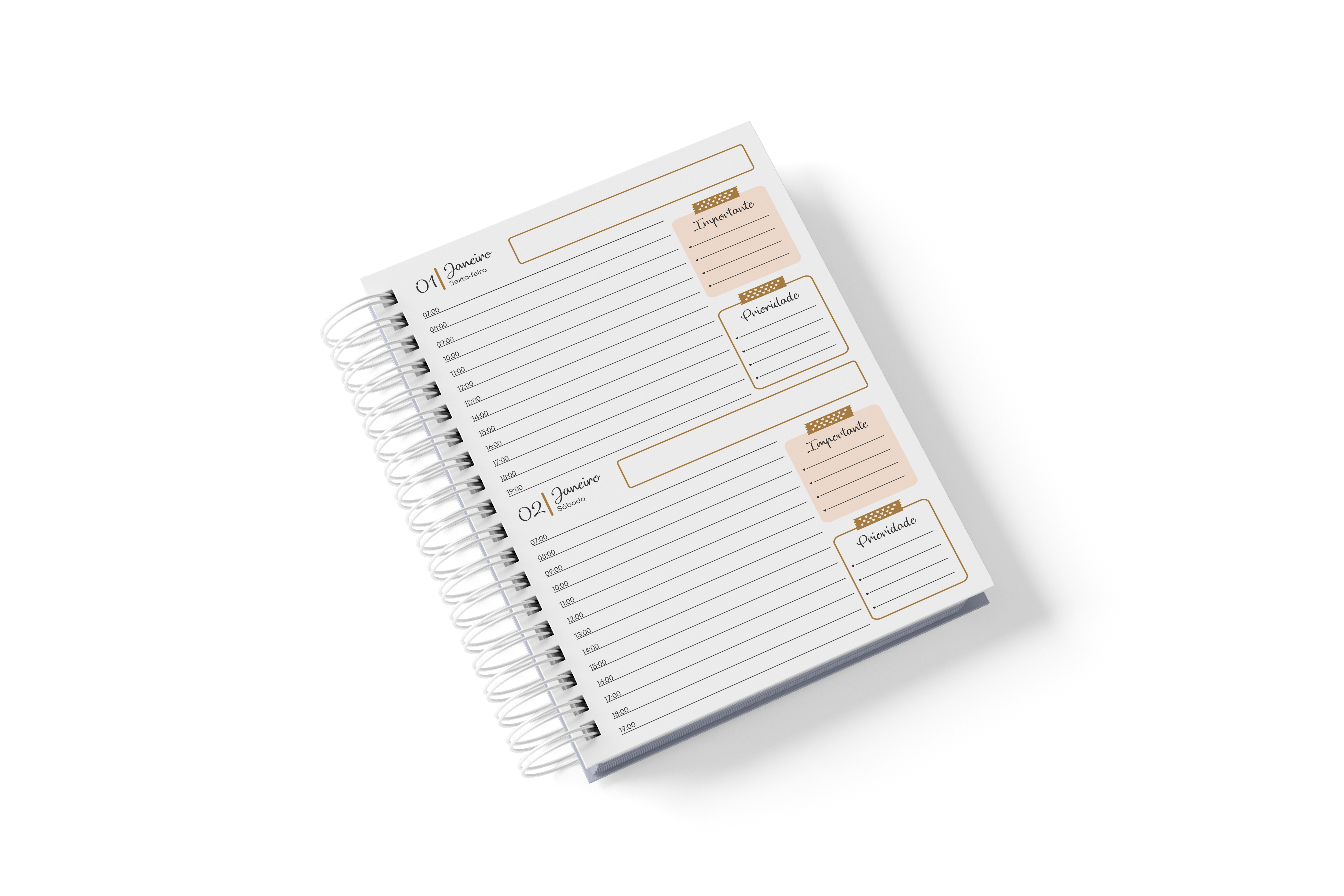 Agenda Datada 2027 Caramelo - 2DPP 5