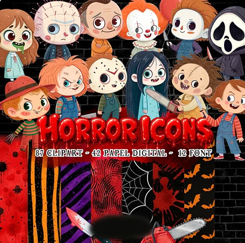 Horror Icons - Kit Digital