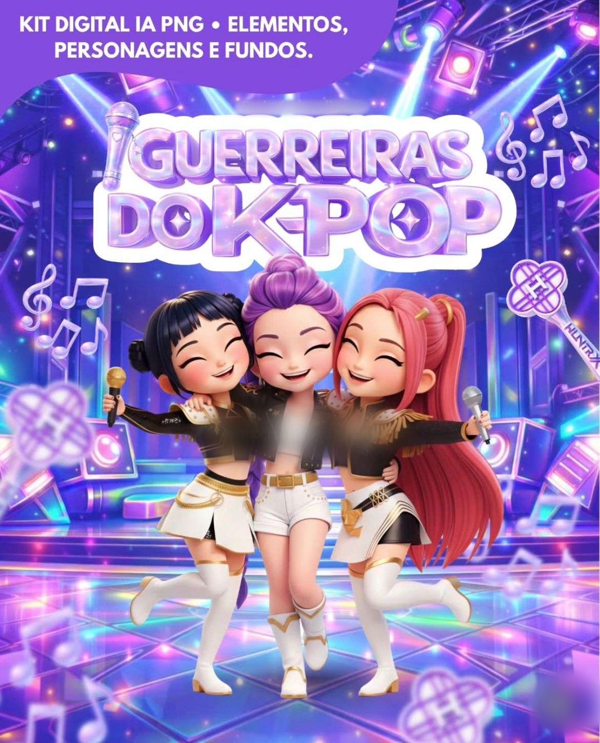 Guerreiras do KPop- Kit Digital   1