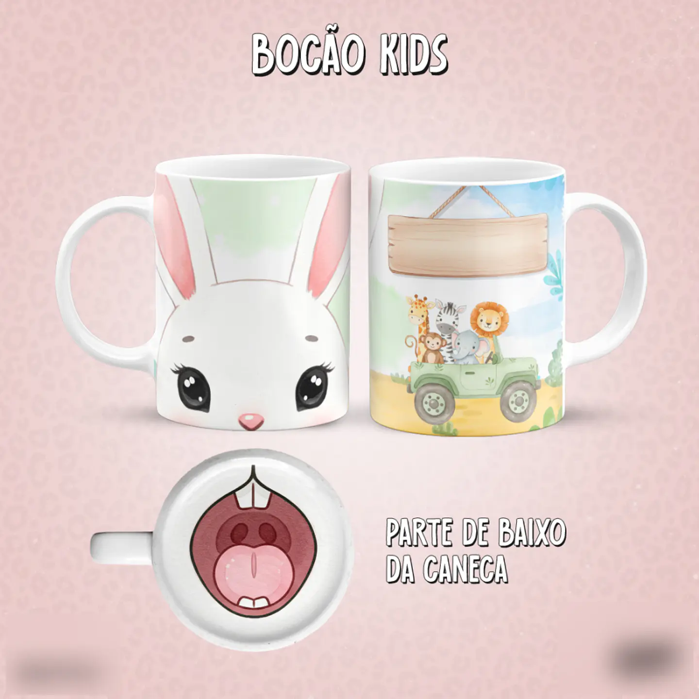 Bocão Kids (18 Temas) - Sublimação 5