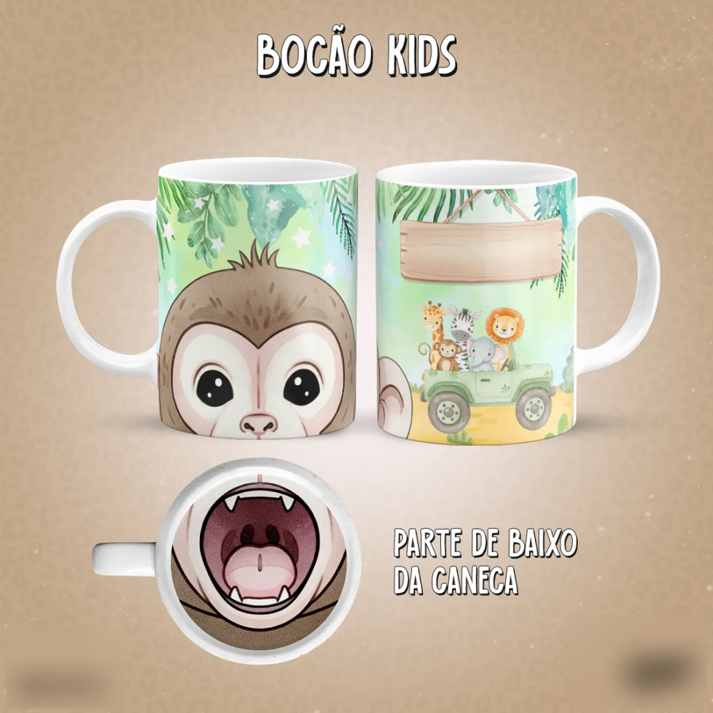 Bocão Kids (18 Temas) - Sublimação 10