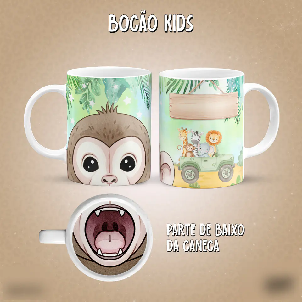 Bocão Kids (18 Temas) - Sublimação 10