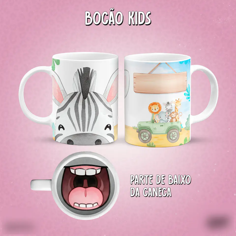 Bocão Kids (18 Temas) - Sublimação 18