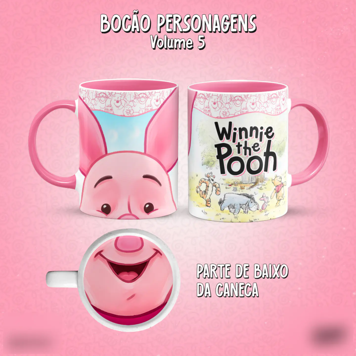 Bocão Personagens (15 Temas) - Sublimação 13