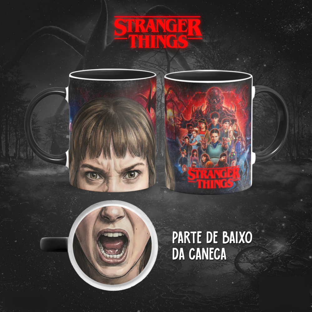 Bocão Stranger Things (12 Artes) - Sublimação 3
