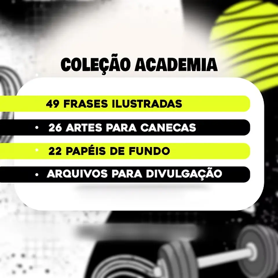 Coleção Academia - Sublimação 2