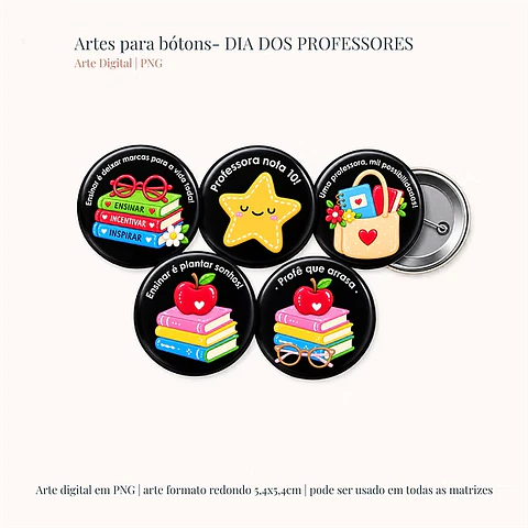 Bottons - Dia dos Professores
