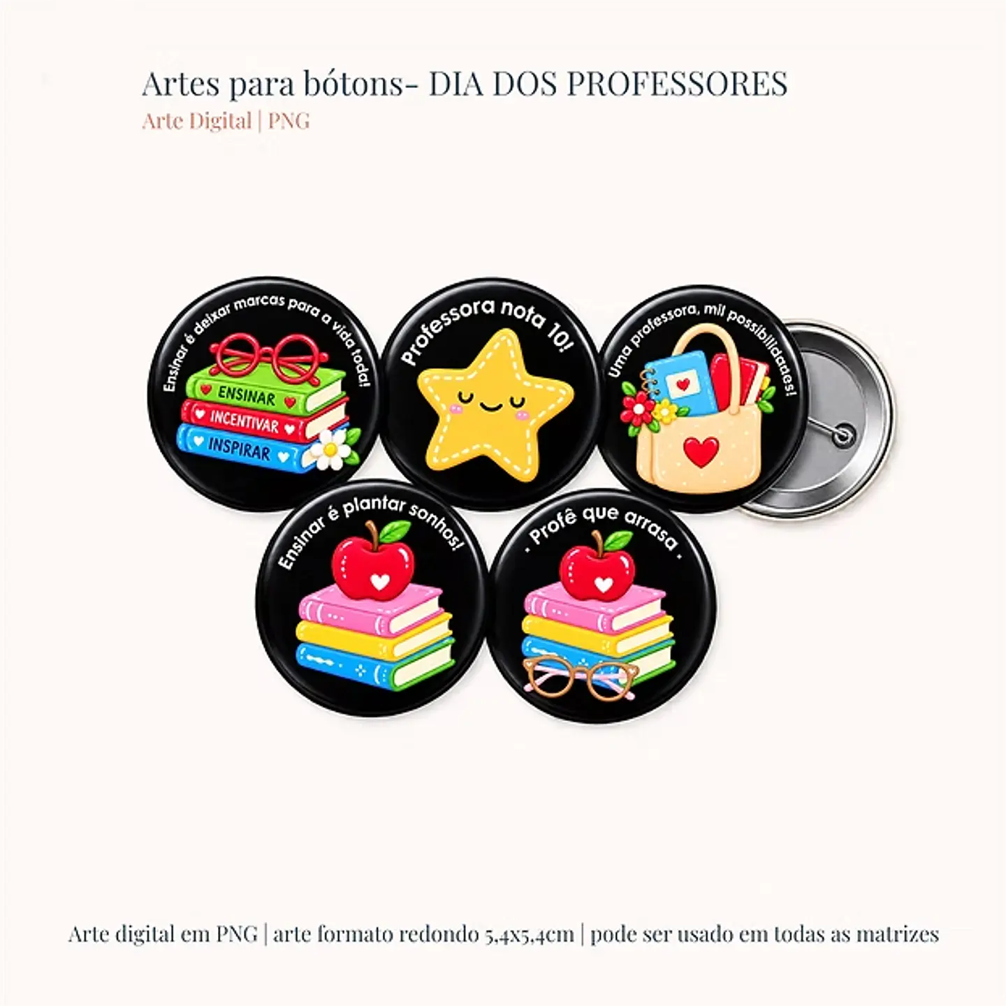 Bottons - Dia dos Professores 2