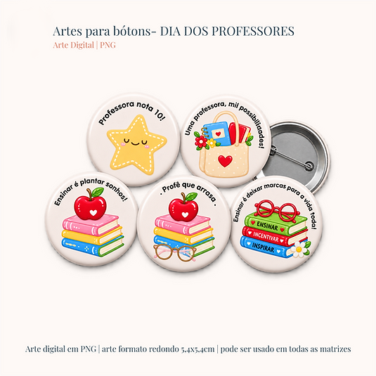 Bottons - Dia dos Professores 1