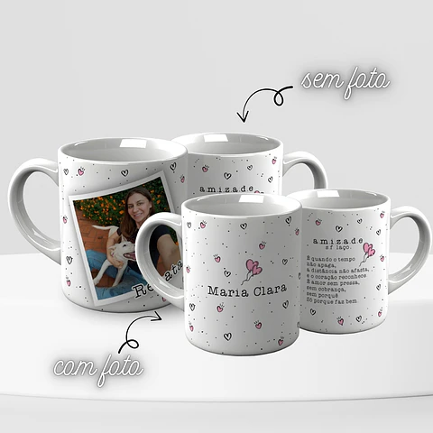 Caneca Amizade - Sublimação