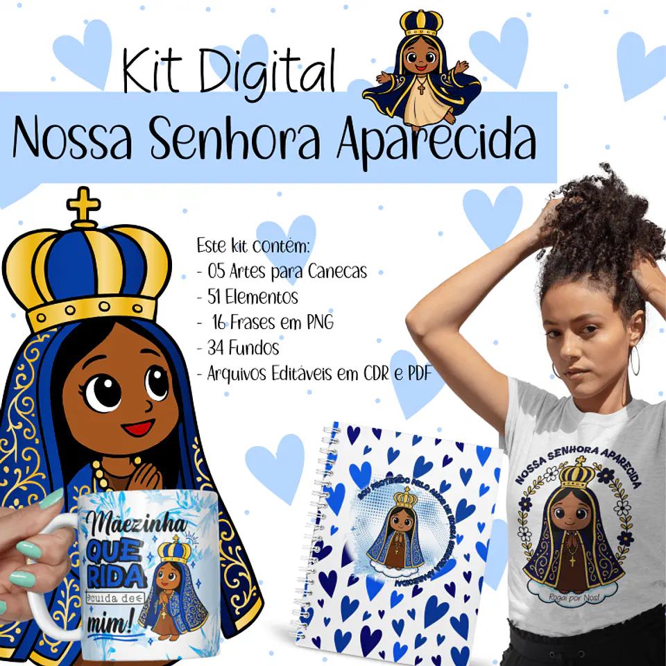 Nossa Senhora Aparecida - Sublimação 1