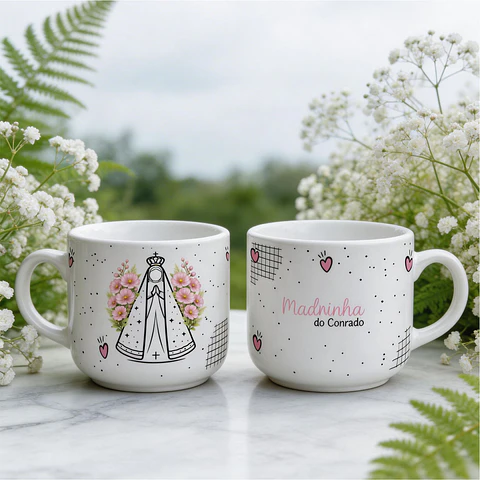 Caneca e Xícara para Padrinhos - Sublimação