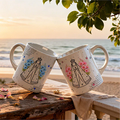 Caneca e Xícara para Padrinhos - Sublimação