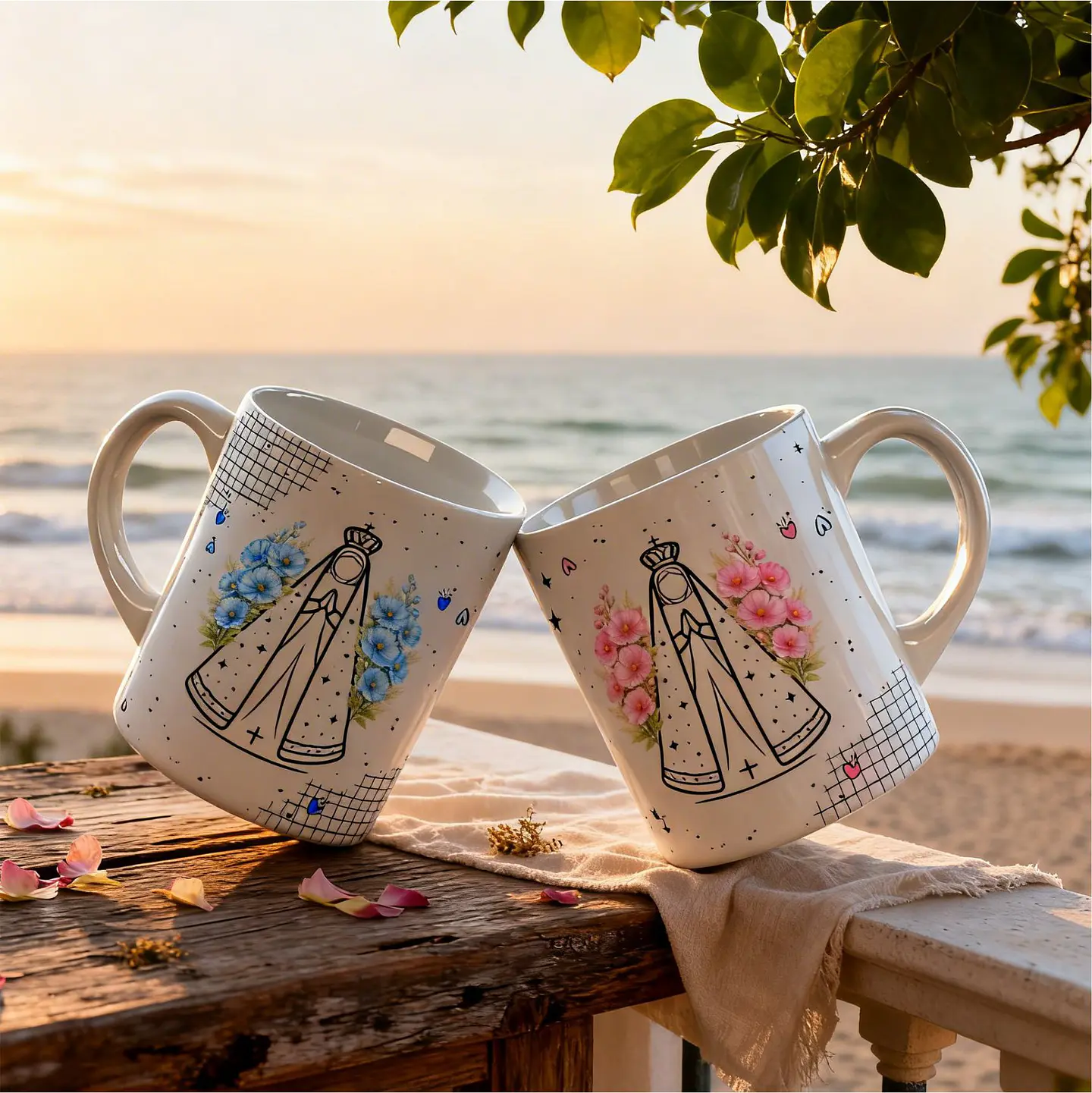 Caneca e Xícara para Padrinhos - Sublimação 2