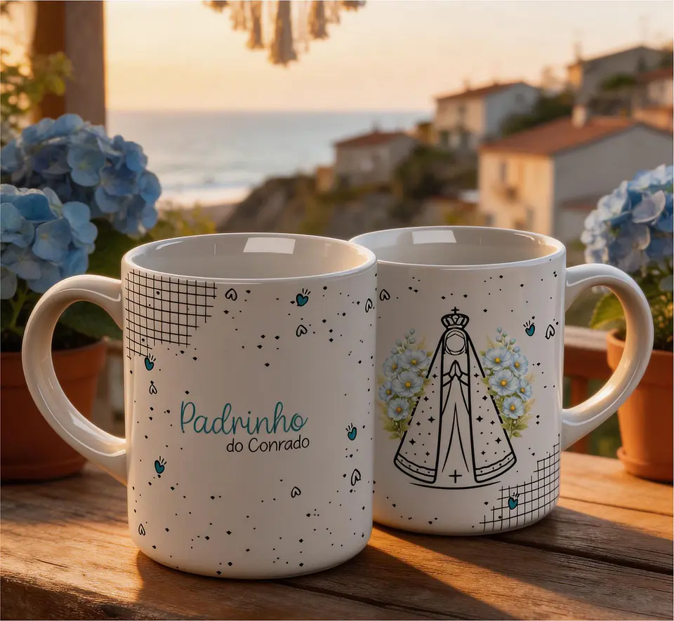 Caneca e Xícara para Padrinhos - Sublimação 4