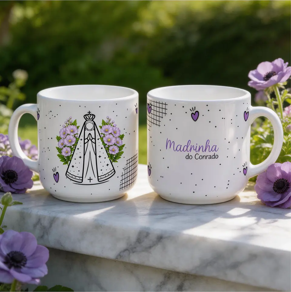 Caneca e Xícara para Padrinhos - Sublimação 9